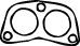 NISSA 20711N4280 Gasket, exhaust pipe